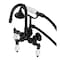Kingston Brass AE9T0 Wall Mount Clawfoot Tub Faucet, Matte Black AE9T0 - alternate 1